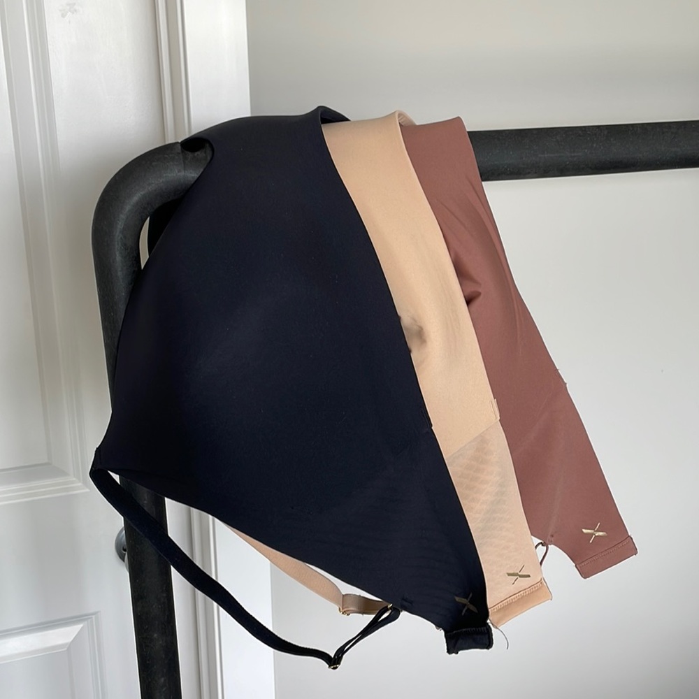 Three Knix bras. Wingwoman Size 8+